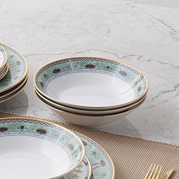 Amazon.com | Noritake Serene Garden 12-Piece Dinnerware Set